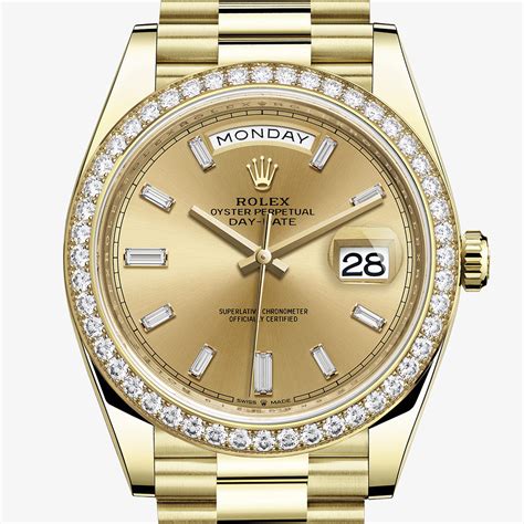 day date 40 gold rolex|More.